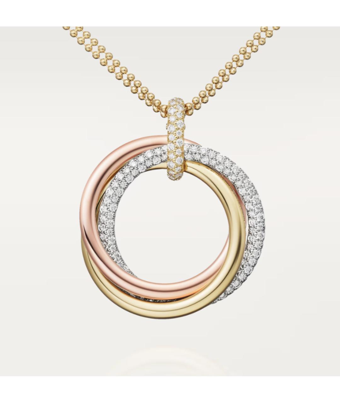 CARTIER Мульти колье из желтого золота, фото 3