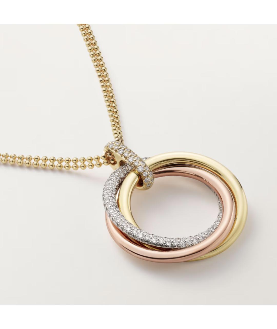 CARTIER Мульти колье из желтого золота, фото 4