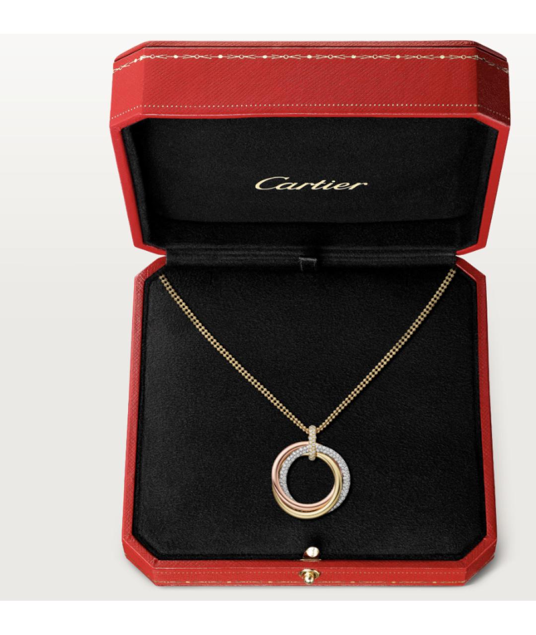 CARTIER Мульти колье из желтого золота, фото 2