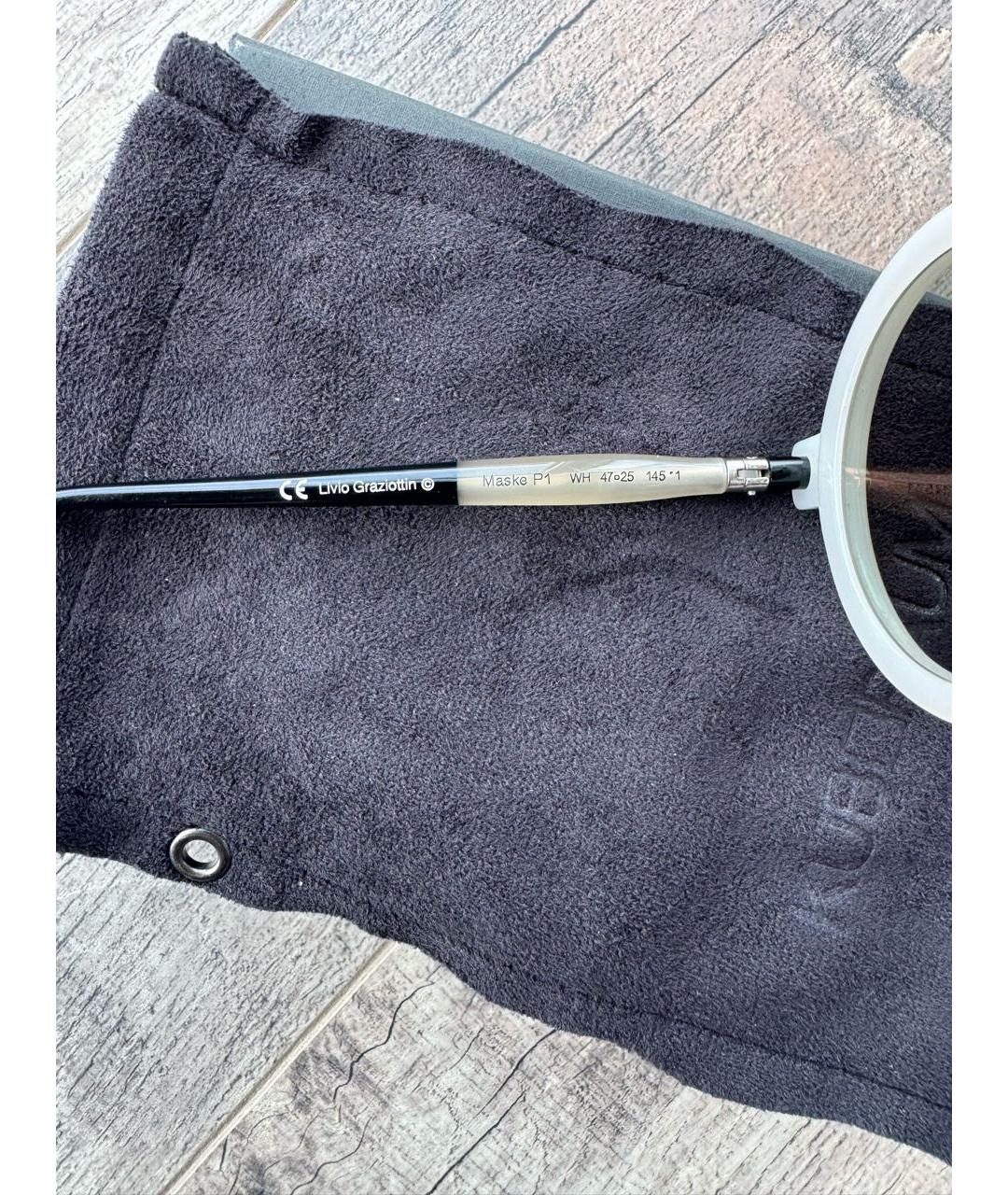 KUBORAUM Белые пластиковые солнцезащитные очки, фото 4