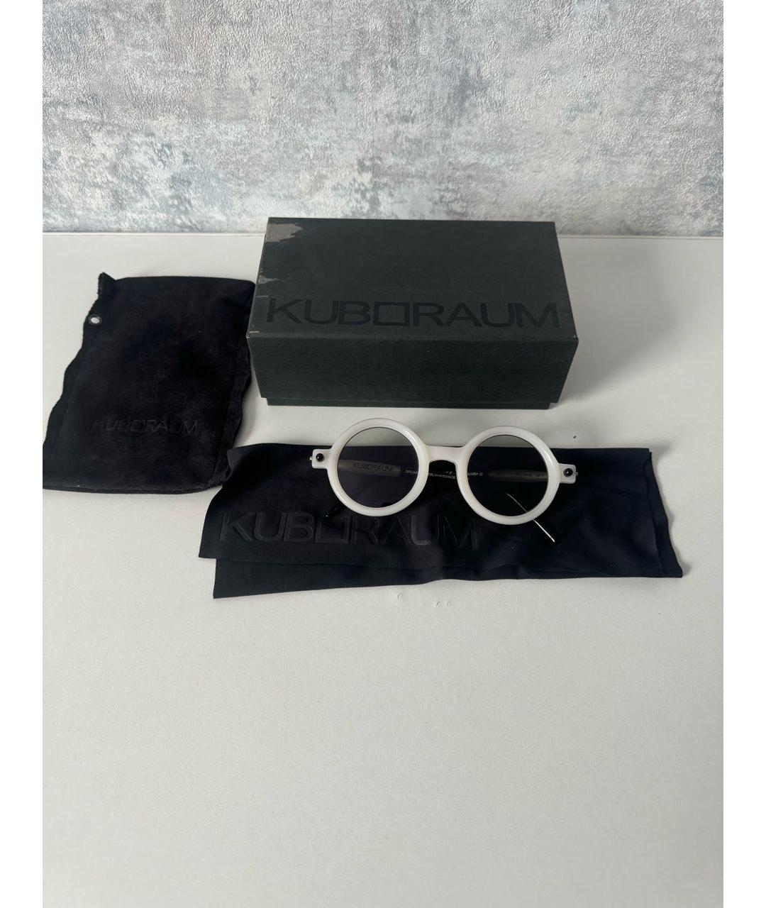 KUBORAUM Белые пластиковые солнцезащитные очки, фото 5