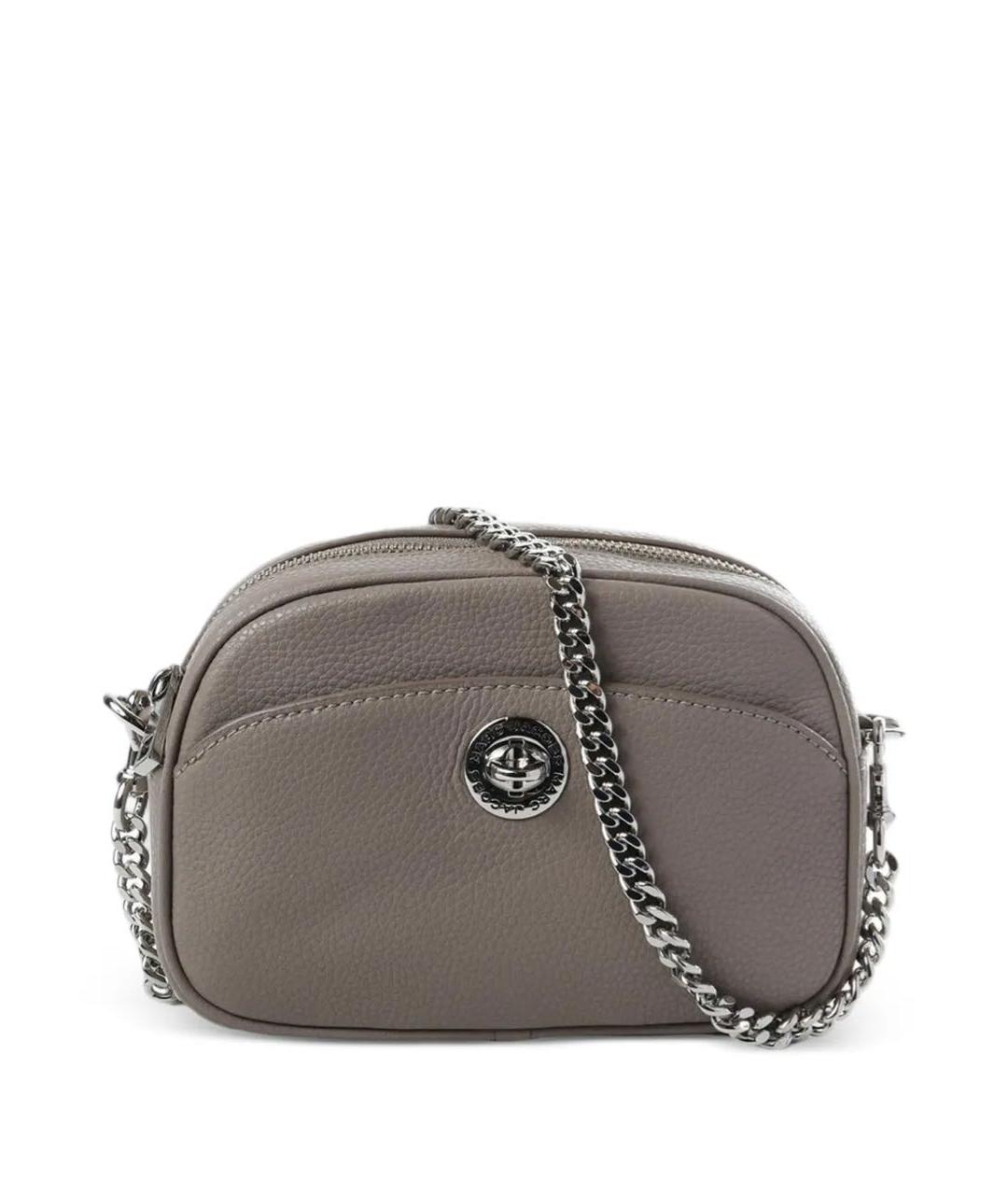 MARC JACOBS Серая кожаная сумка через плечо, фото 9