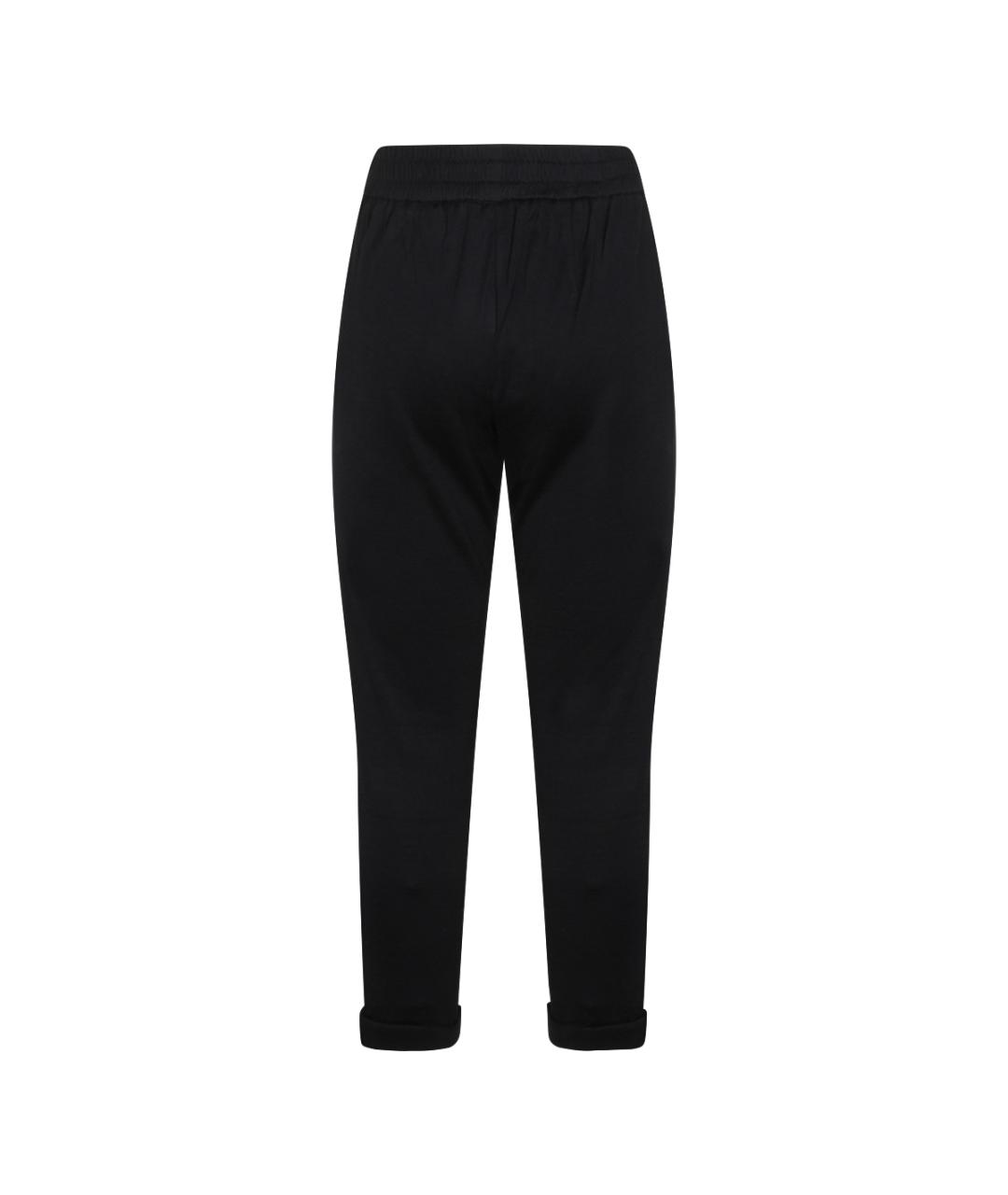 BRUNELLO CUCINELLI Темно-синие хлопковые спортивные брюки и шорты, фото 2