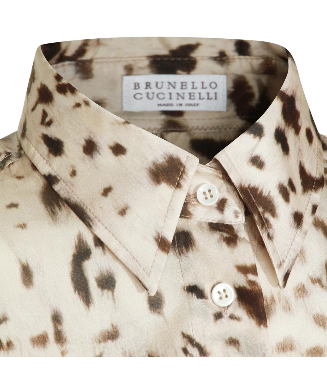 BRUNELLO CUCINELLI Мульти шелковая рубашка, фото 3
