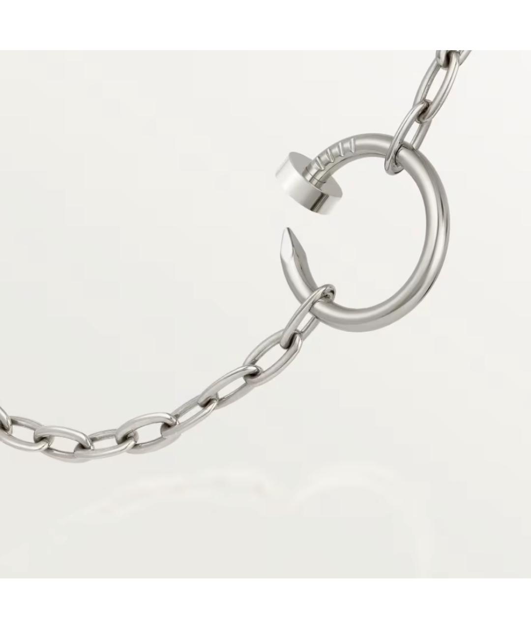 CARTIER Серебряное колье из белого золота, фото 3