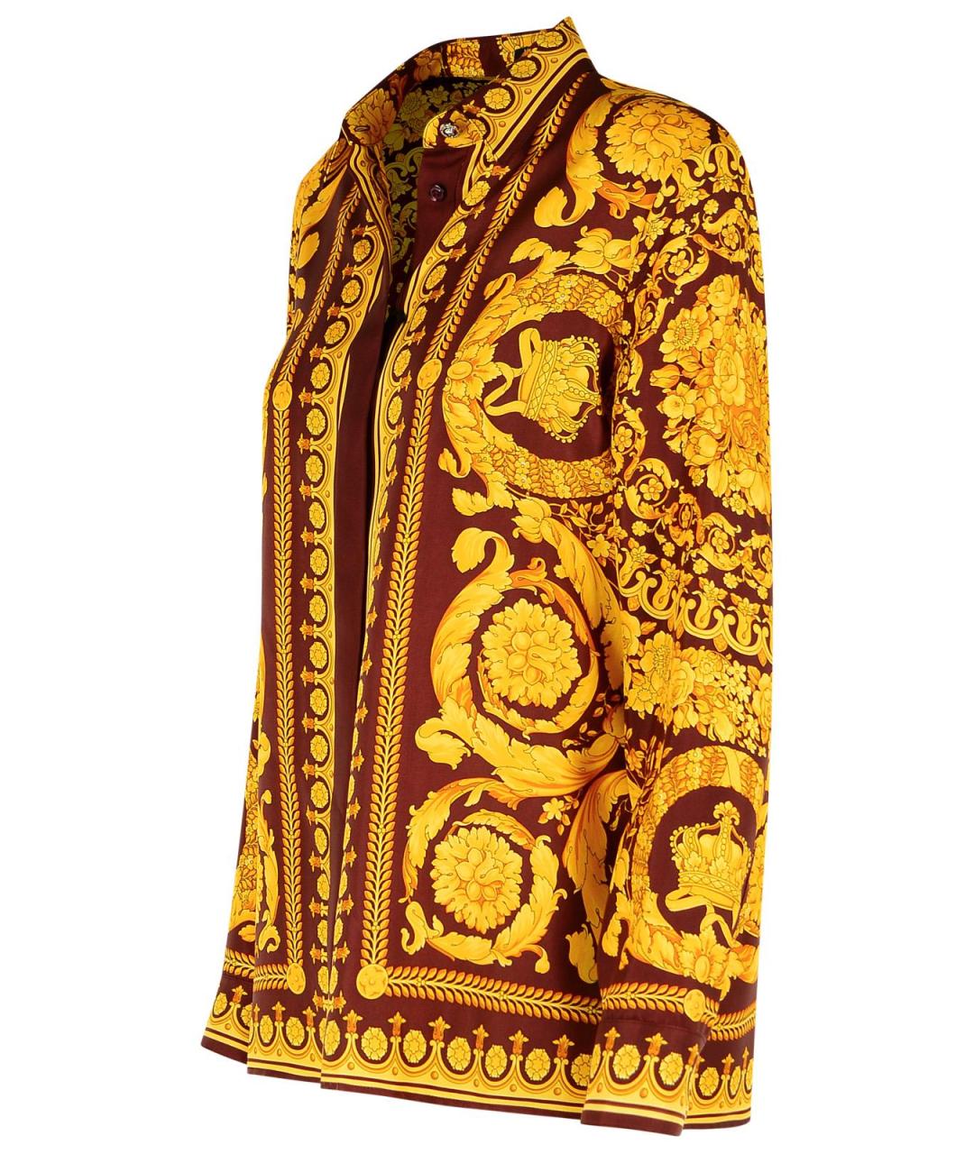 VERSACE Мульти шелковая рубашка, фото 2