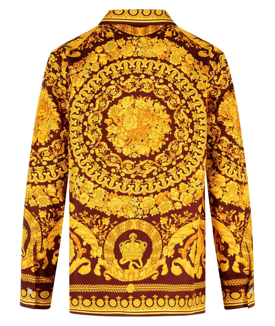 VERSACE Мульти шелковая рубашка, фото 3
