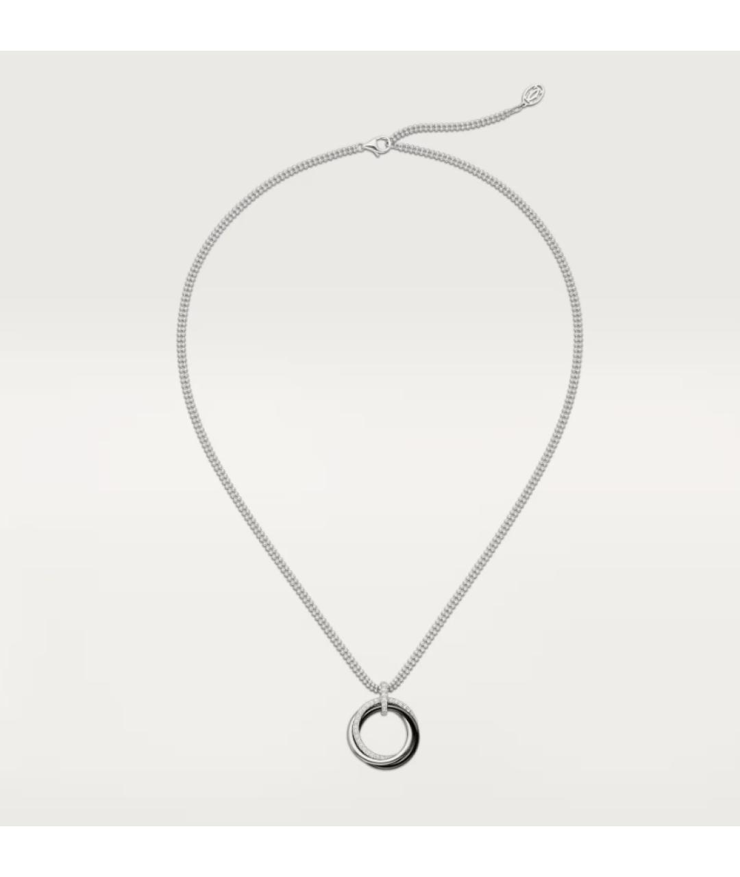 CARTIER Мульти колье из белого золота, фото 4