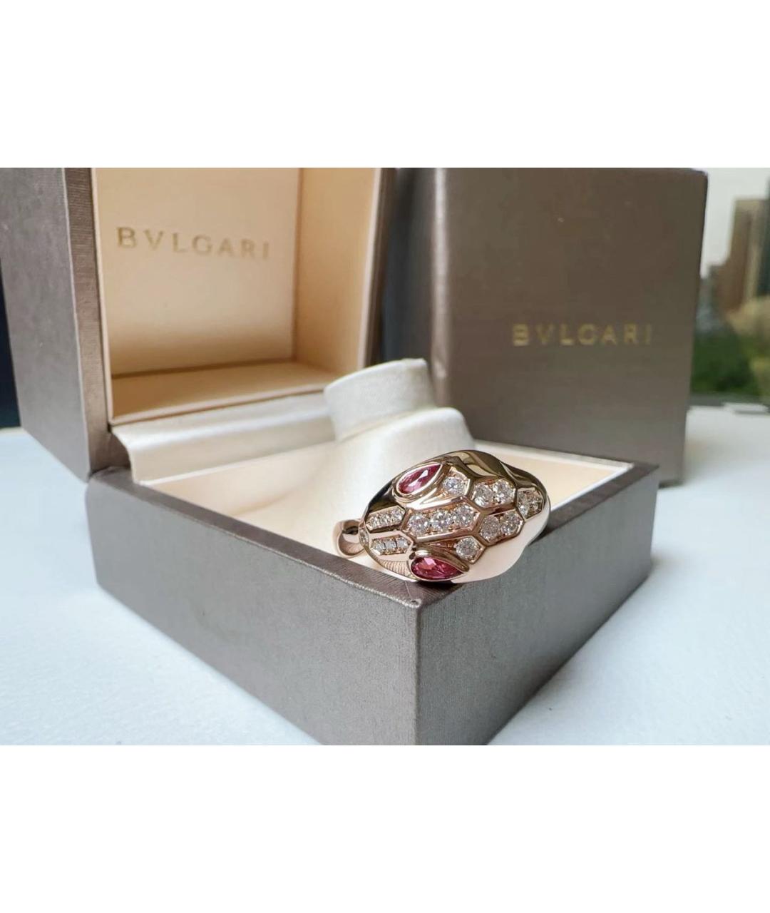 BVLGARI Золотое кольцо из розового золота, фото 3