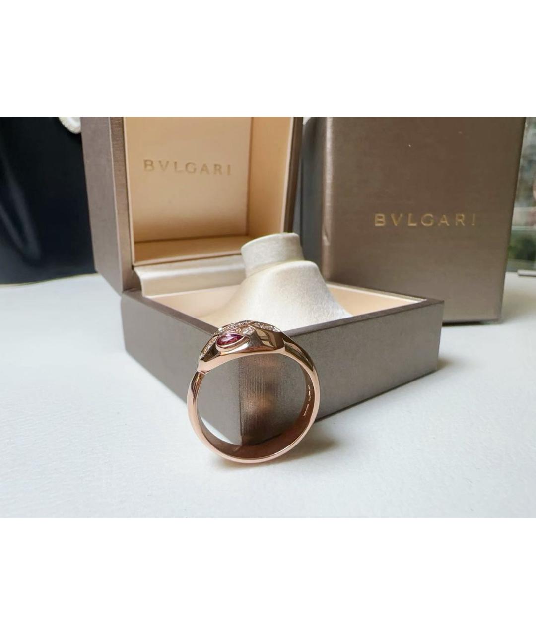 BVLGARI Золотое кольцо из розового золота, фото 4