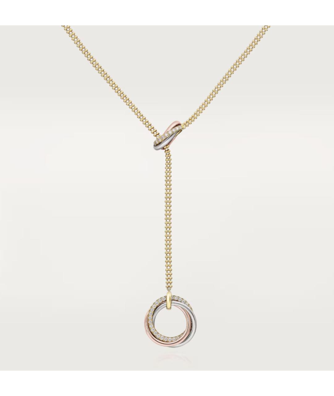 CARTIER Мульти колье из желтого золота, фото 2