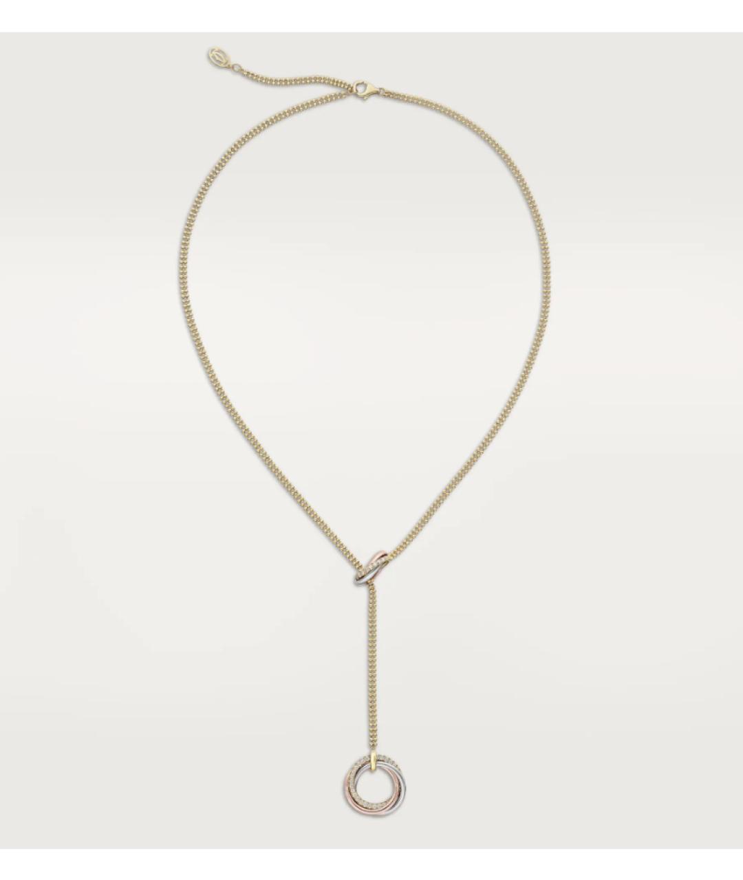 CARTIER Мульти колье из желтого золота, фото 5