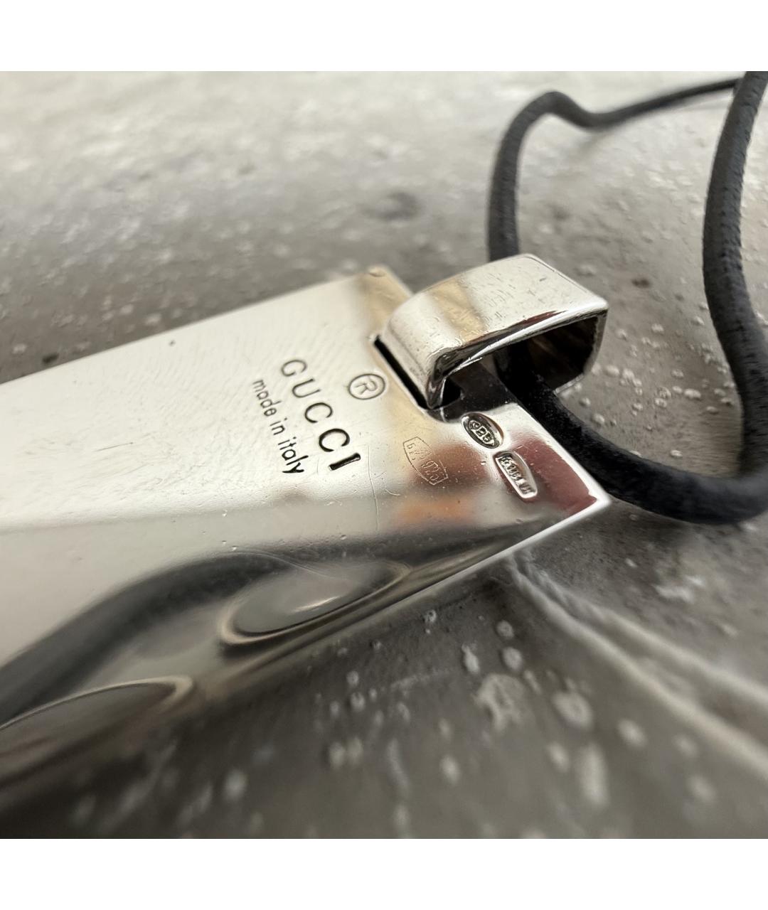 GUCCI Серебрянный серебряный кулон, фото 5