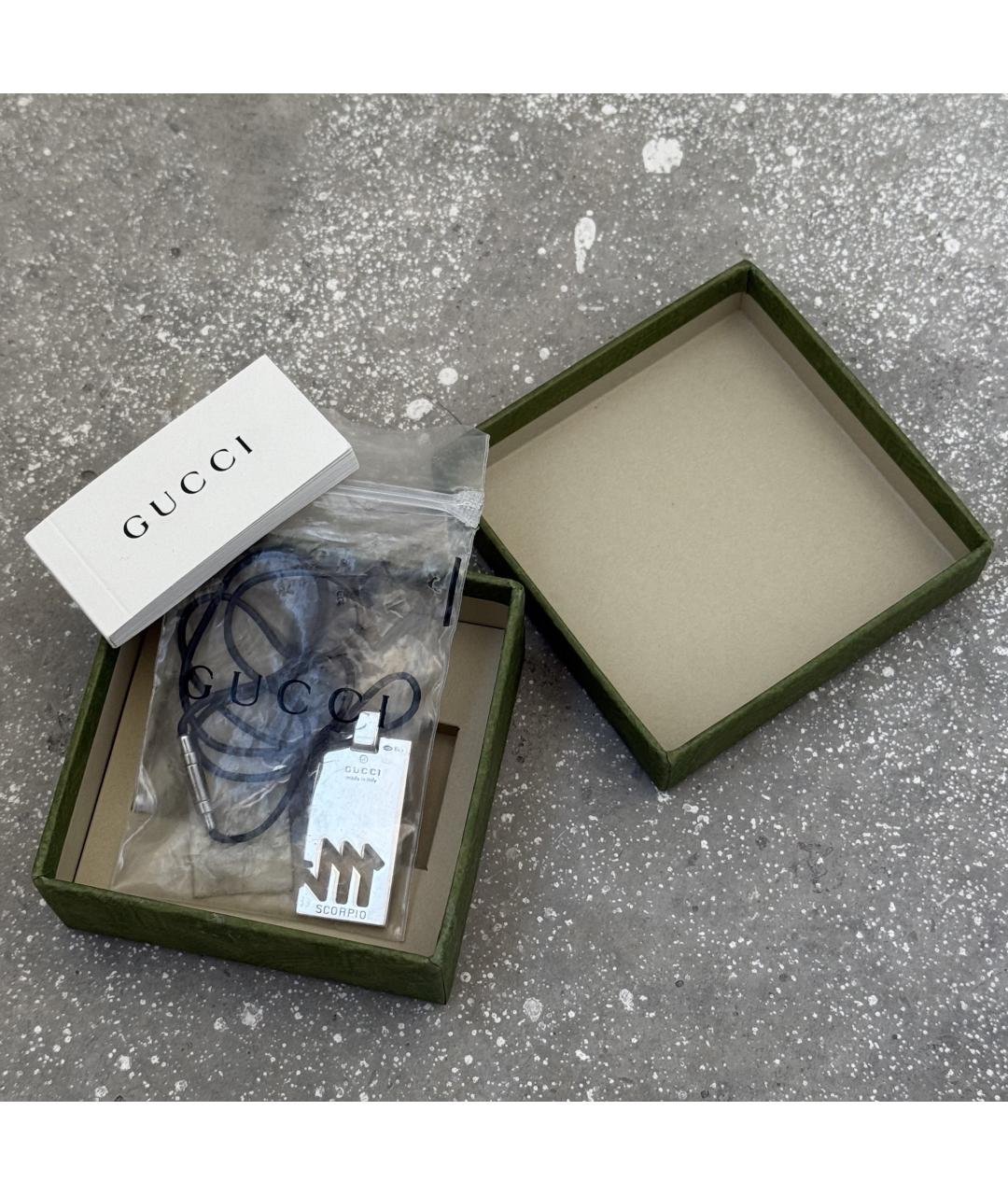 GUCCI Серебрянный серебряный кулон, фото 9