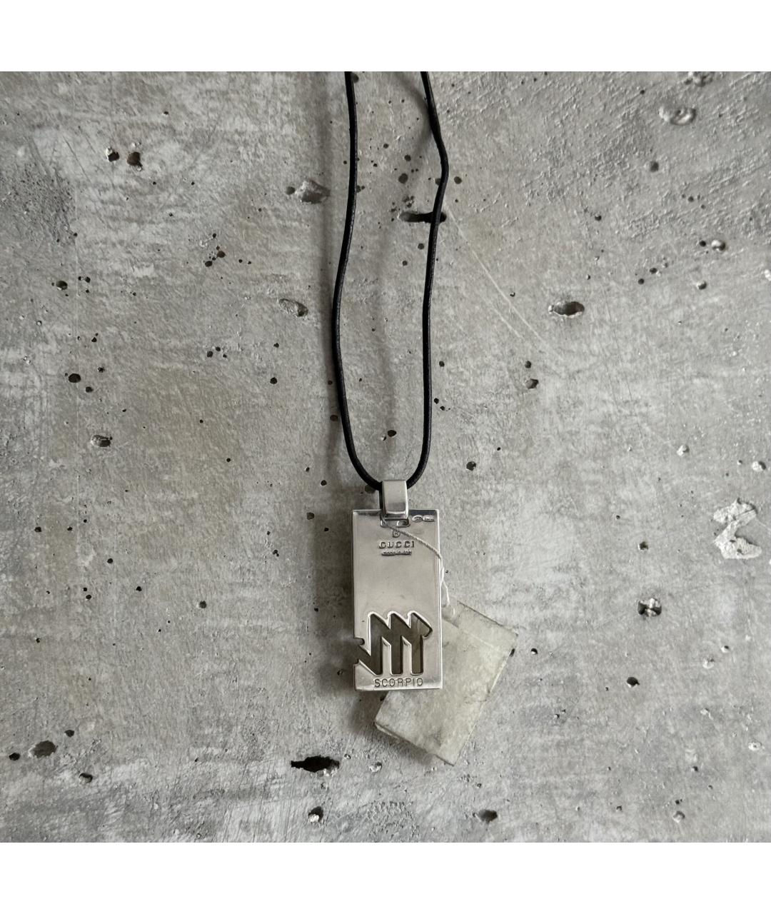 GUCCI Серебрянный серебряный кулон, фото 7