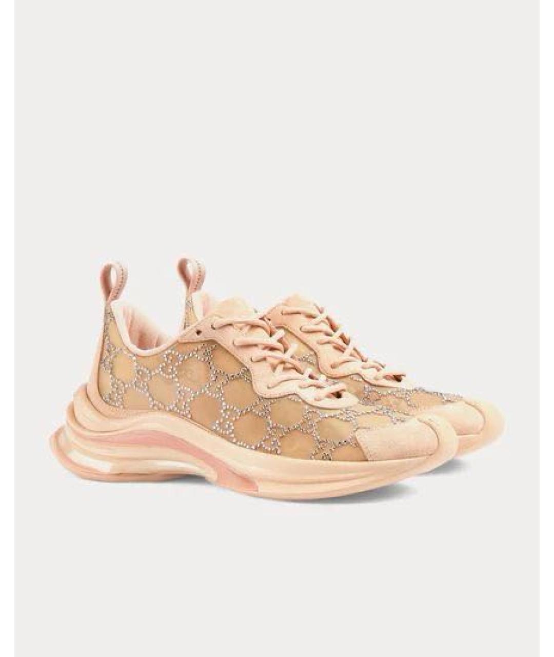 GUCCI Бежевые кроссовки, фото 5