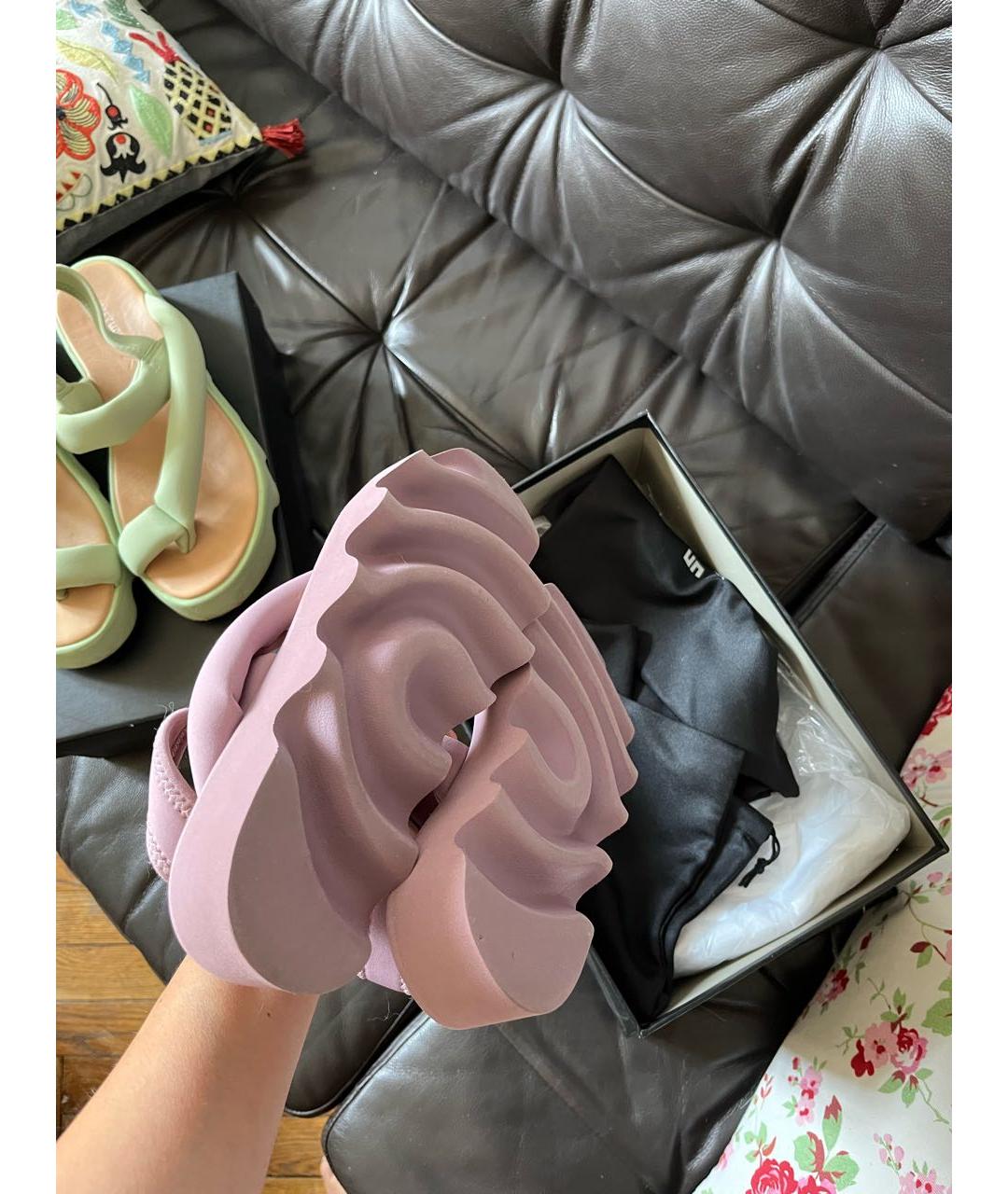 ISSEY MIYAKE Розовые сандалии, фото 4