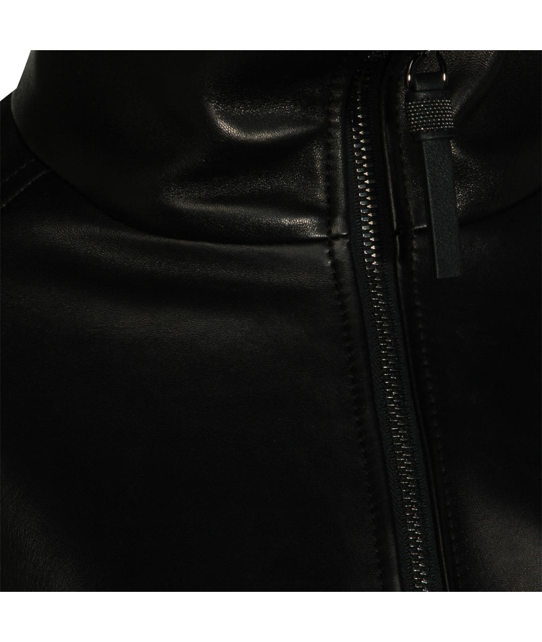 BRUNELLO CUCINELLI Черная кожаная куртка, фото 3
