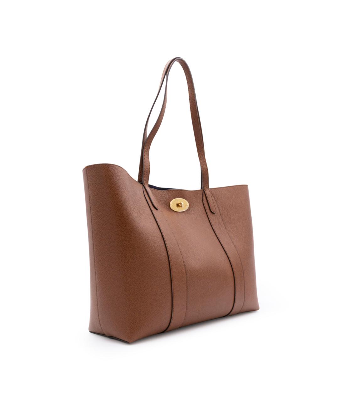 MULBERRY Коричневая кожаная сумка тоут, фото 2