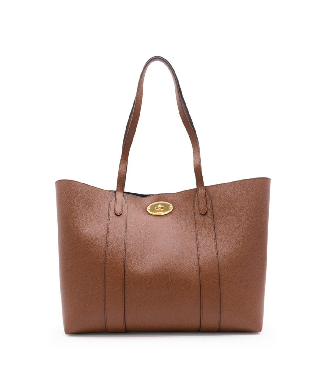 MULBERRY Коричневая кожаная сумка тоут, фото 1