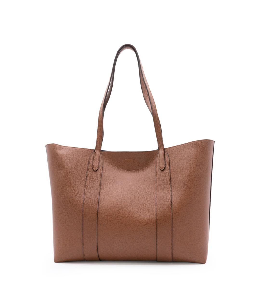 MULBERRY Коричневая кожаная сумка тоут, фото 3