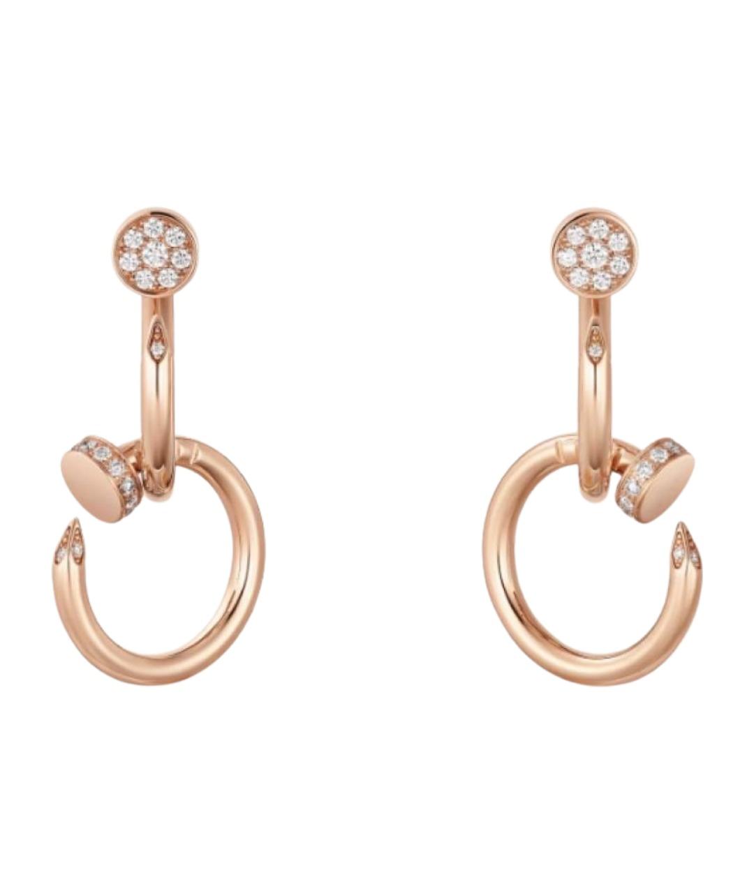 CARTIER Золотые серьги из розового золота, фото 1