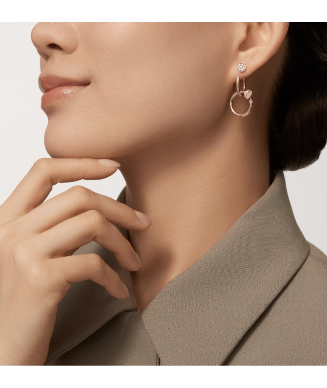 CARTIER Золотые серьги из розового золота, фото 4