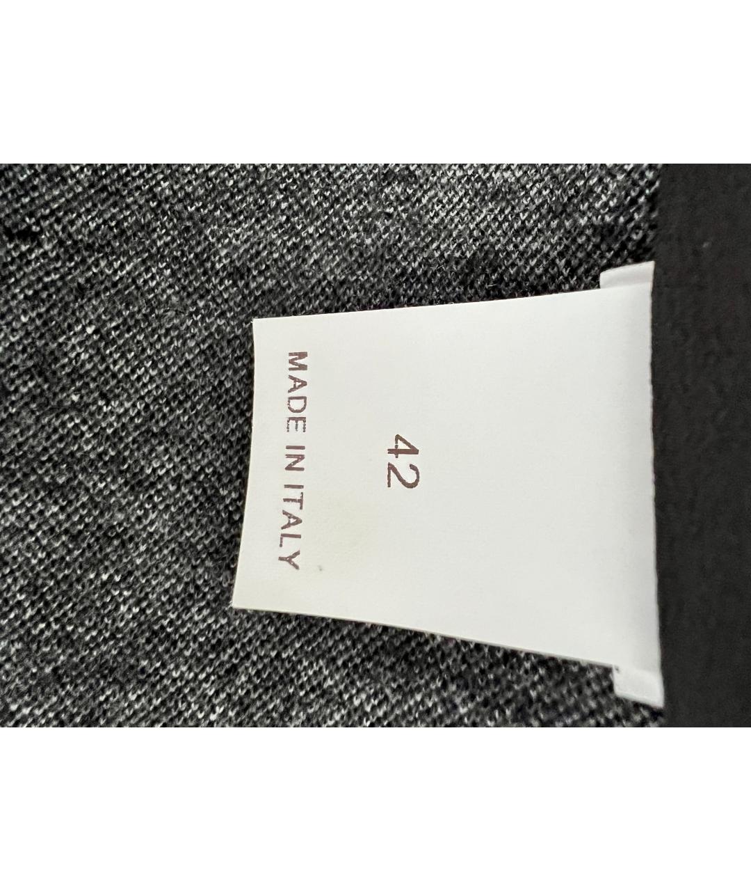 BRUNELLO CUCINELLI Серый шерстяной жакет/пиджак, фото 6