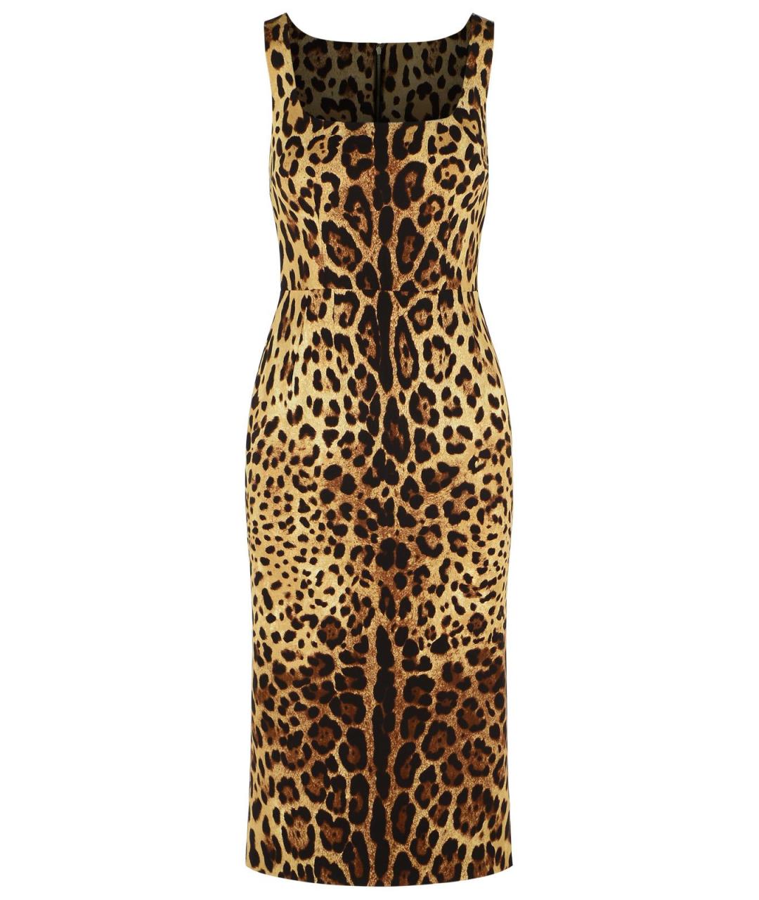 DOLCE&GABBANA Коричневое платье, фото 1