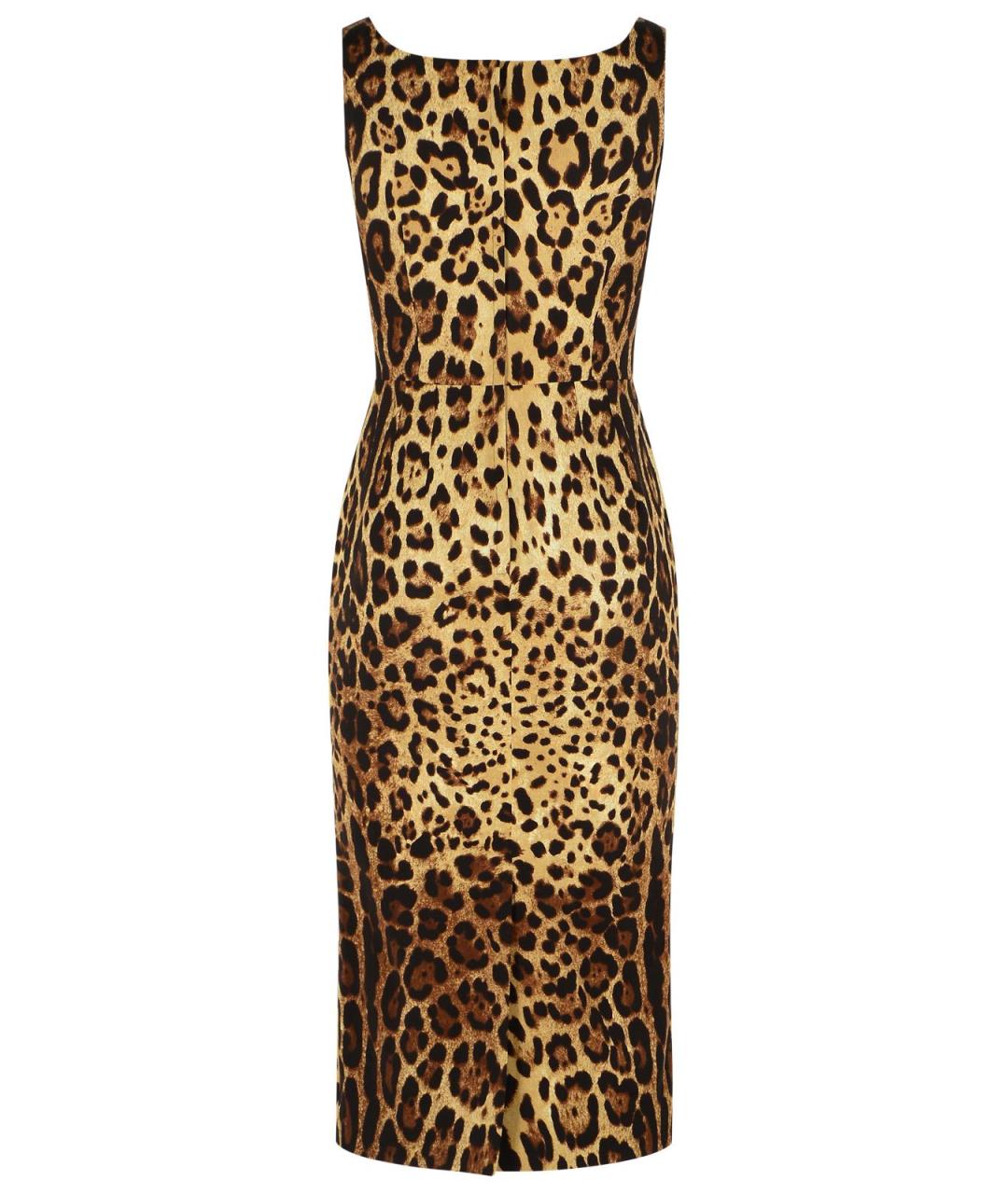 DOLCE&GABBANA Коричневое платье, фото 3