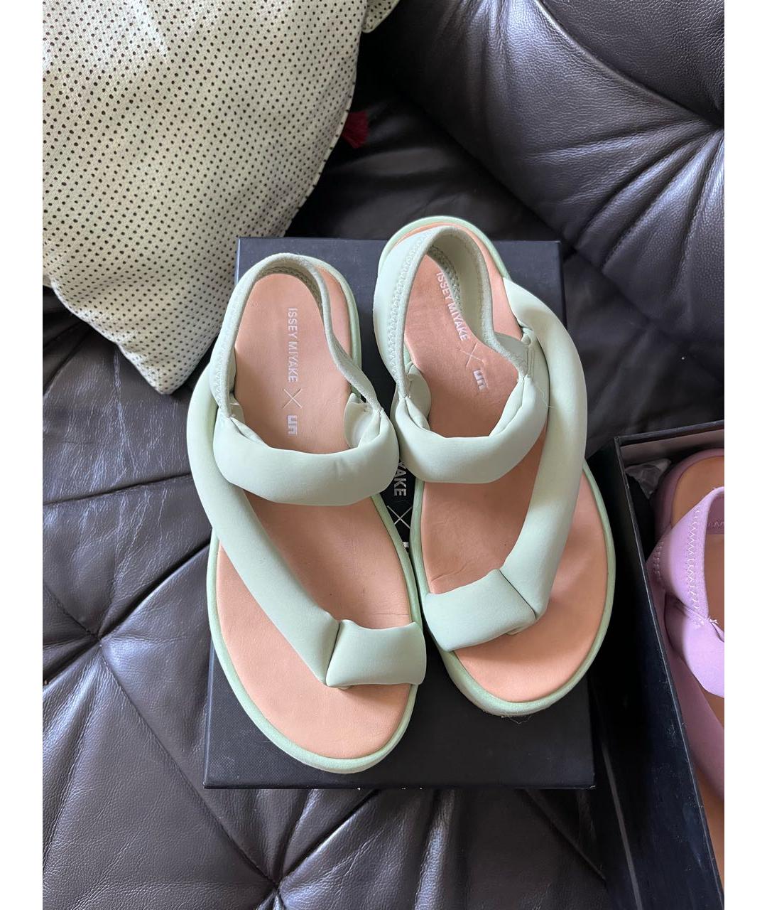 ISSEY MIYAKE Салатовые сандалии, фото 3
