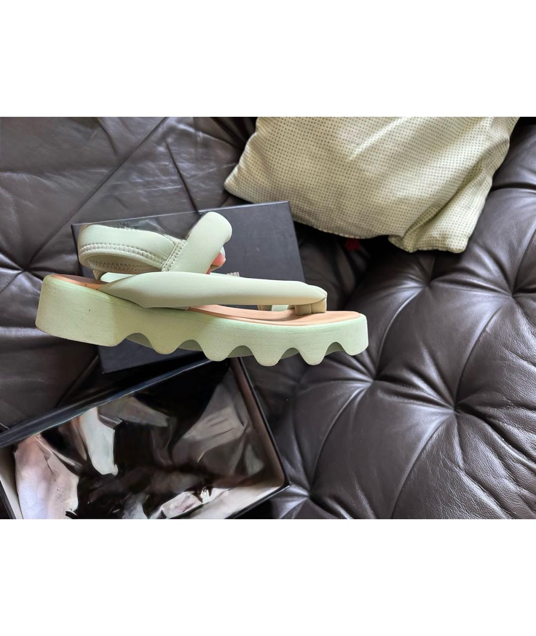 ISSEY MIYAKE Салатовые сандалии, фото 2