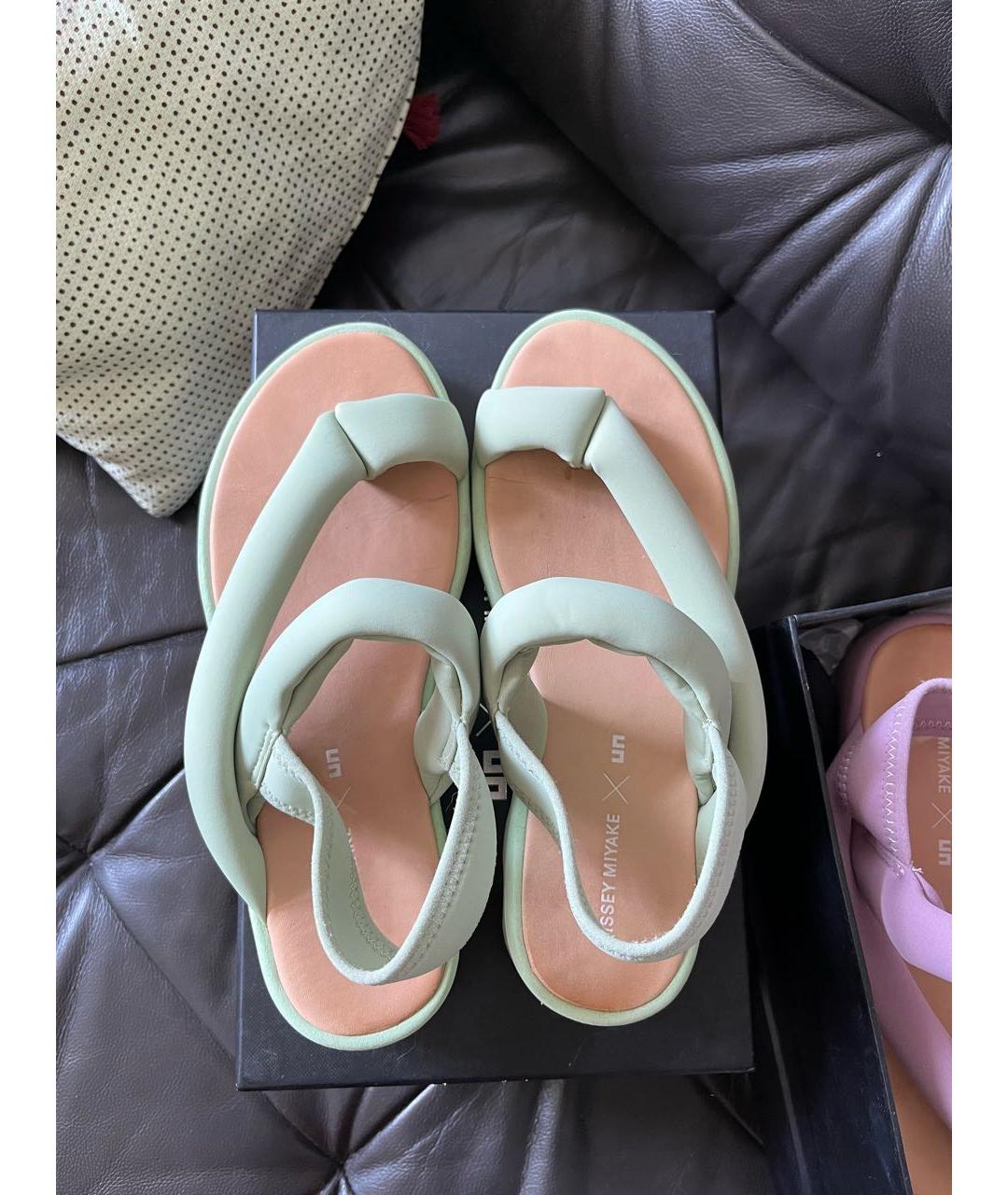 ISSEY MIYAKE Салатовые сандалии, фото 4