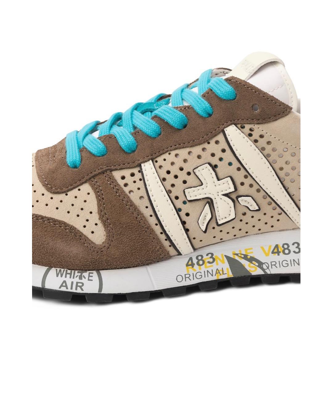 PREMIATA Мульти замшевые низкие кроссовки / кеды, фото 5