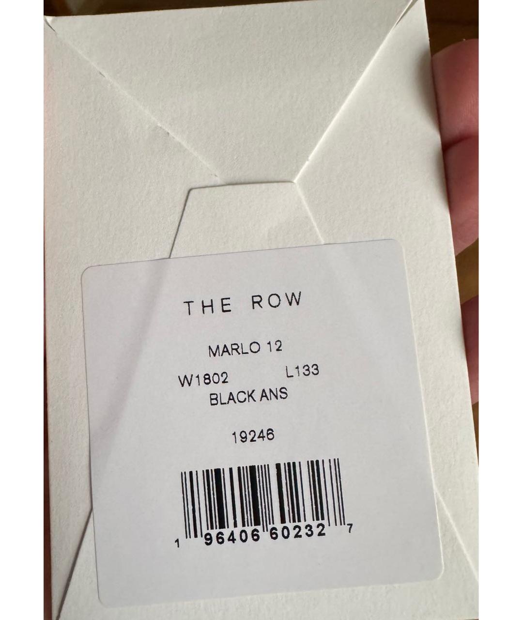 THE ROW Черная кожаная сумка с короткими ручками, фото 6