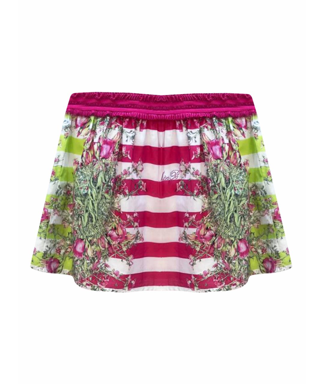 MISS BLUMARINE Мульти хлопковая юбка, фото 1