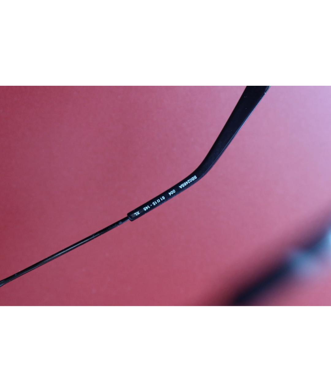 BALENCIAGA Антрацитовые металлические солнцезащитные очки, фото 8