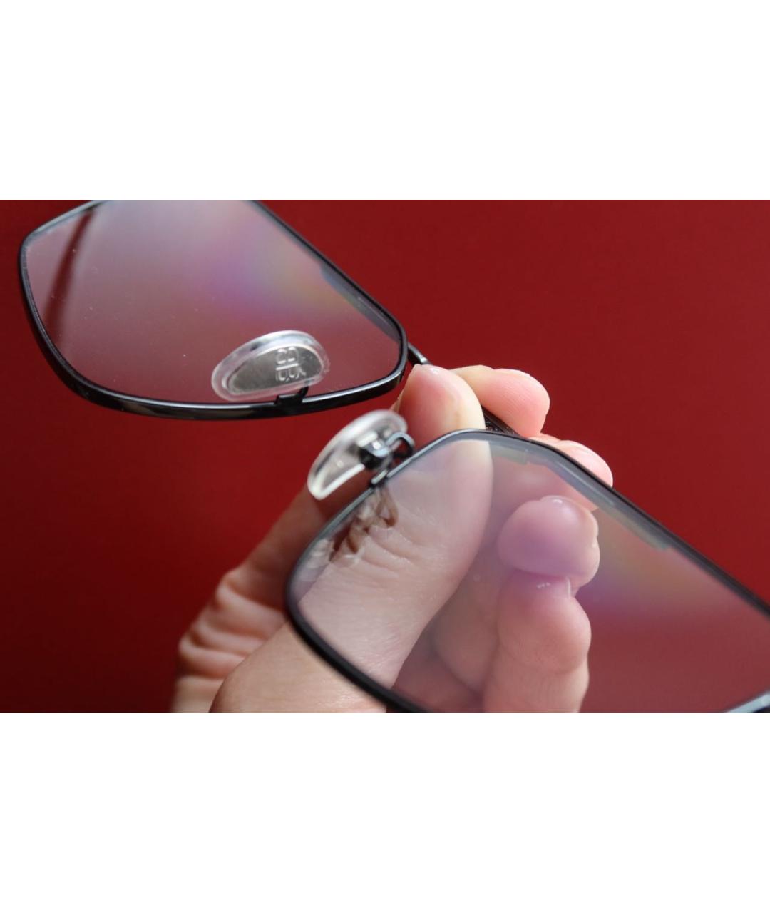 BALENCIAGA Антрацитовые металлические солнцезащитные очки, фото 3