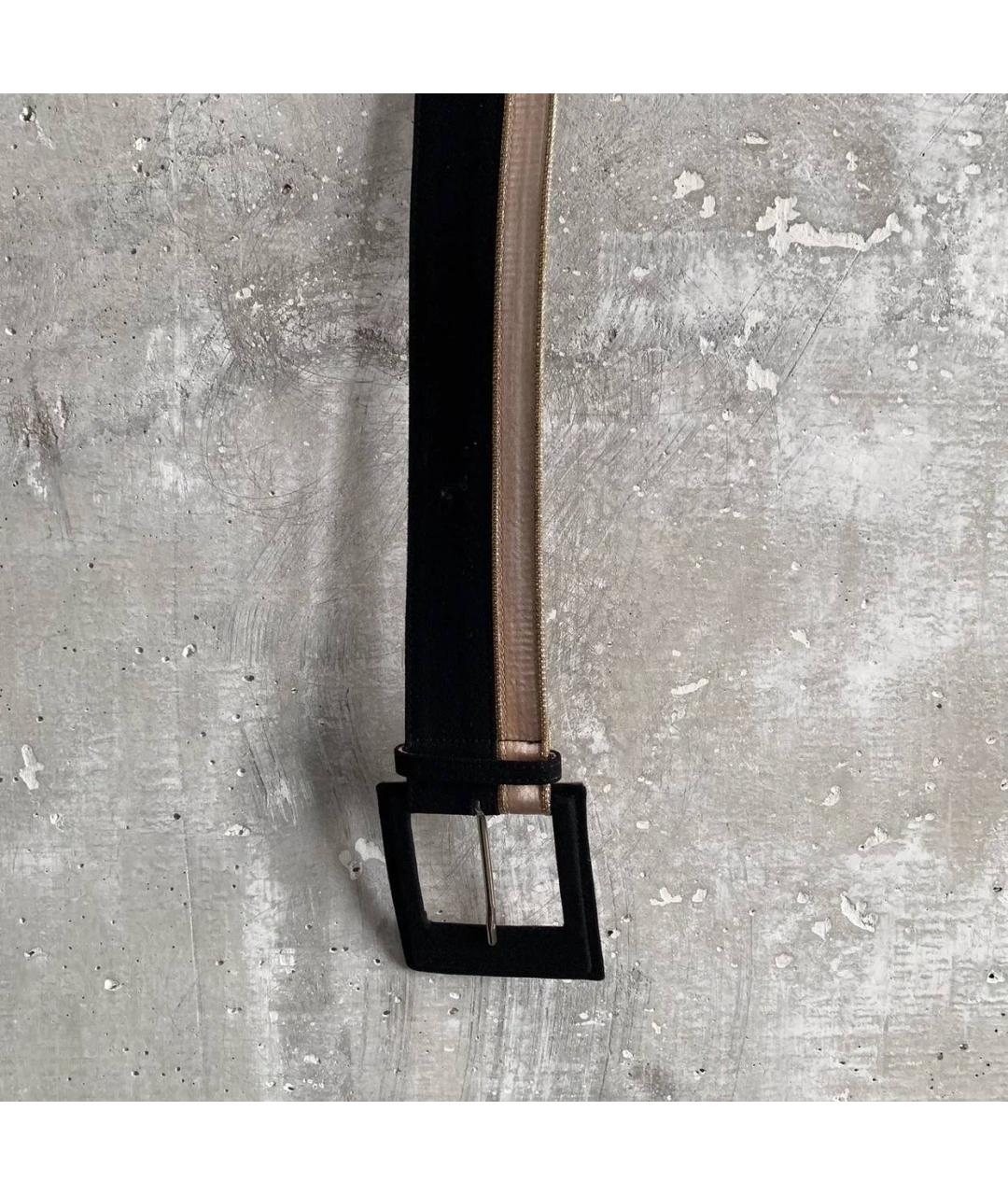 ELISABETTA FRANCHI Черный ремень, фото 2