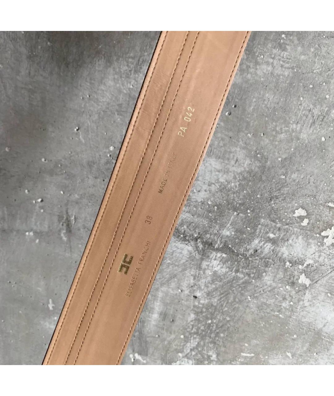 ELISABETTA FRANCHI Черный ремень, фото 4