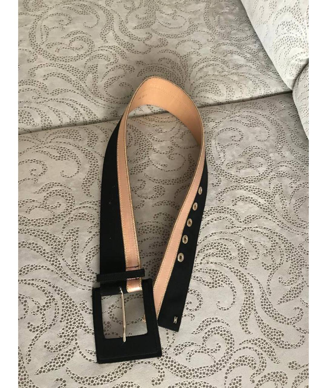 ELISABETTA FRANCHI Черный ремень, фото 6