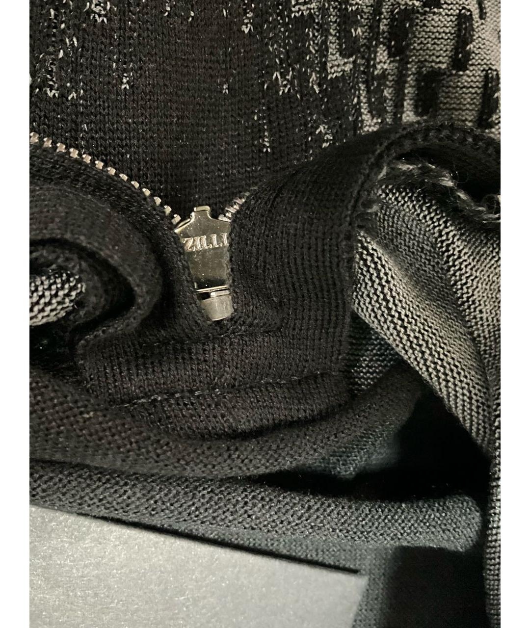 ZILLI Черное поло с коротким рукавом, фото 6