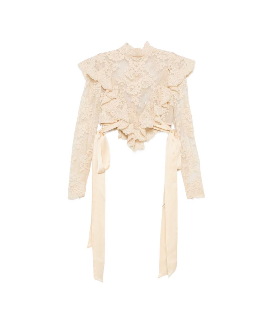 ZIMMERMANN Бежевая блузы, фото 1