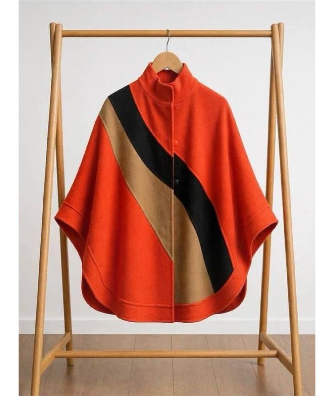 EMILIO PUCCI Красное шерстяное пальто, фото 5