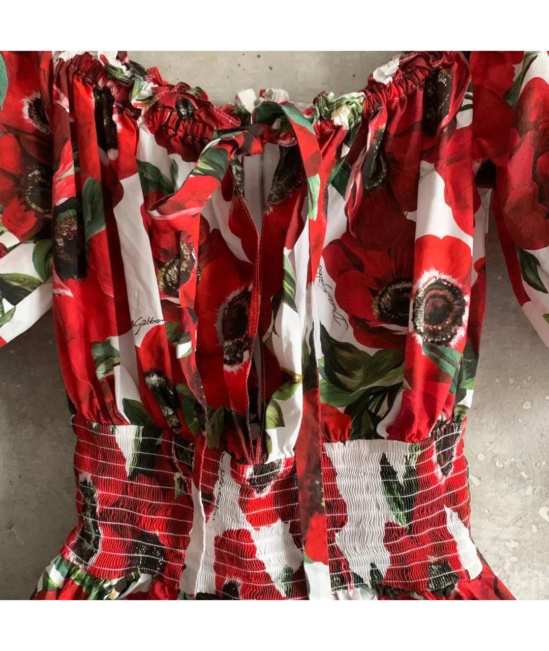 DOLCE&GABBANA Мульти хлопковая блузы, фото 5