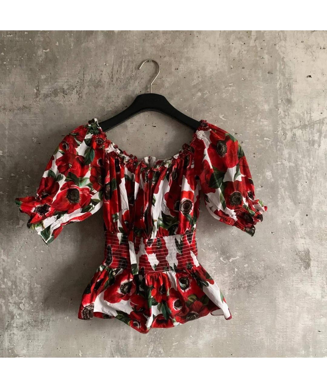 DOLCE&GABBANA Мульти хлопковая блузы, фото 7