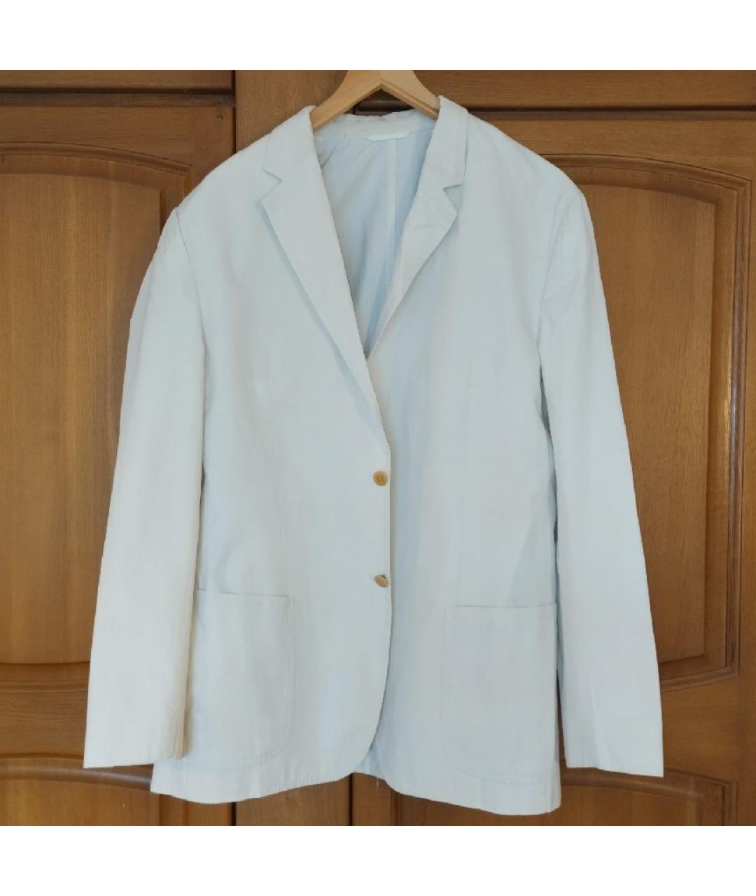 HUGO BOSS Бежевый хлопковый пиджак, фото 10