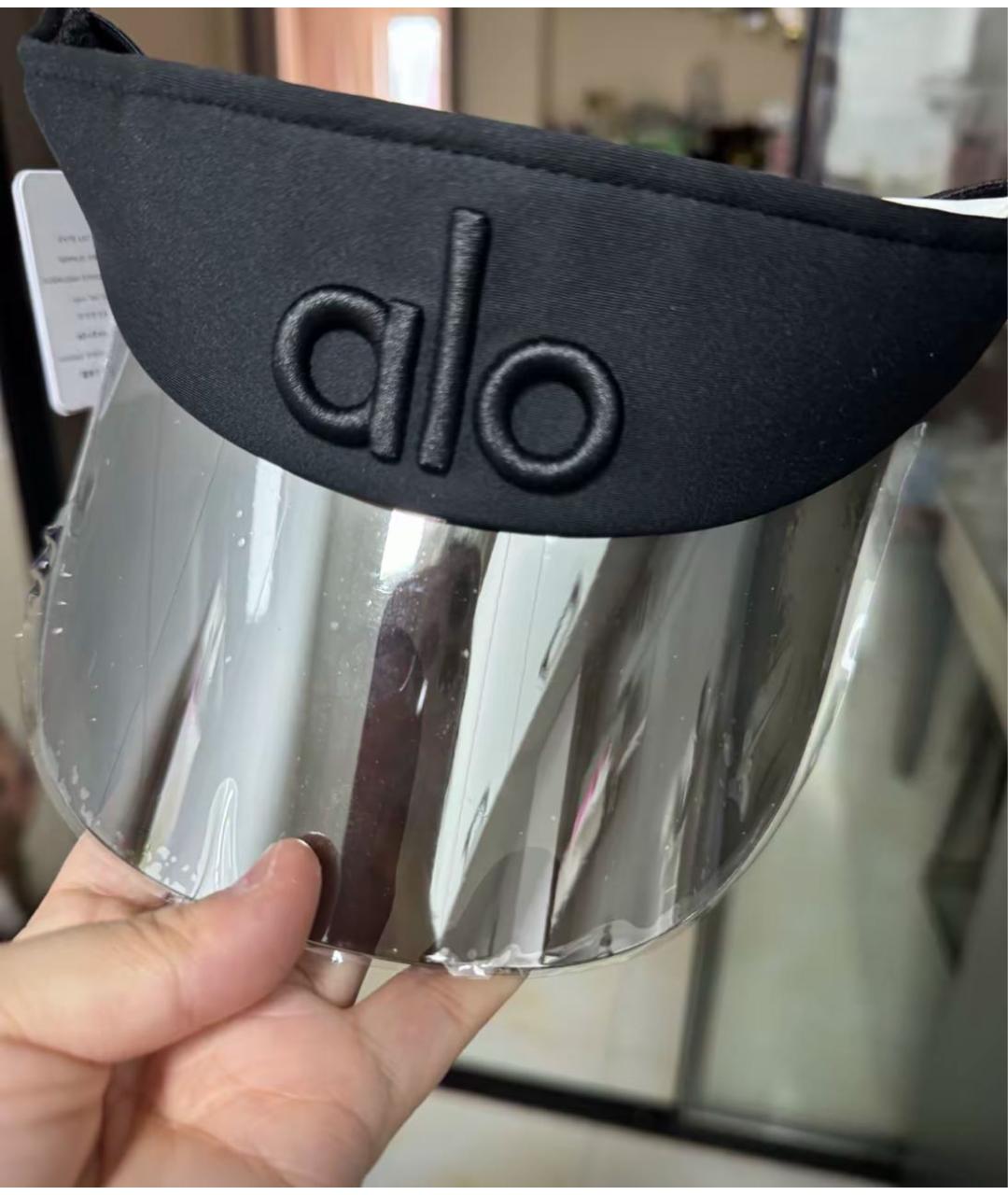 ALO YOGA Черная кепка, фото 4