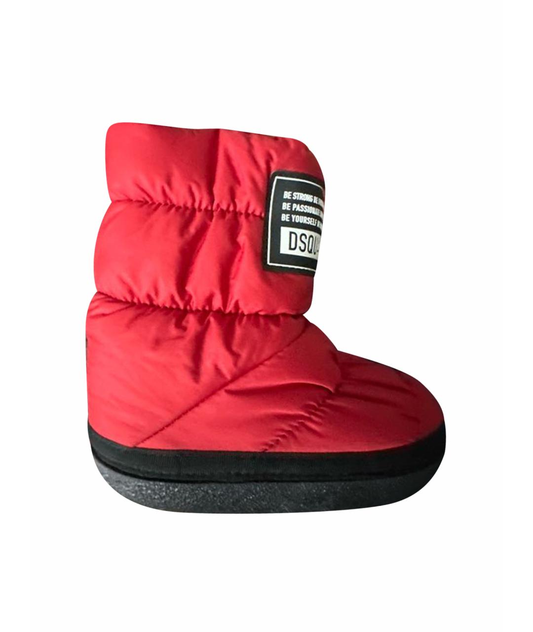 DSQUARED2 Красные ботинки, фото 1