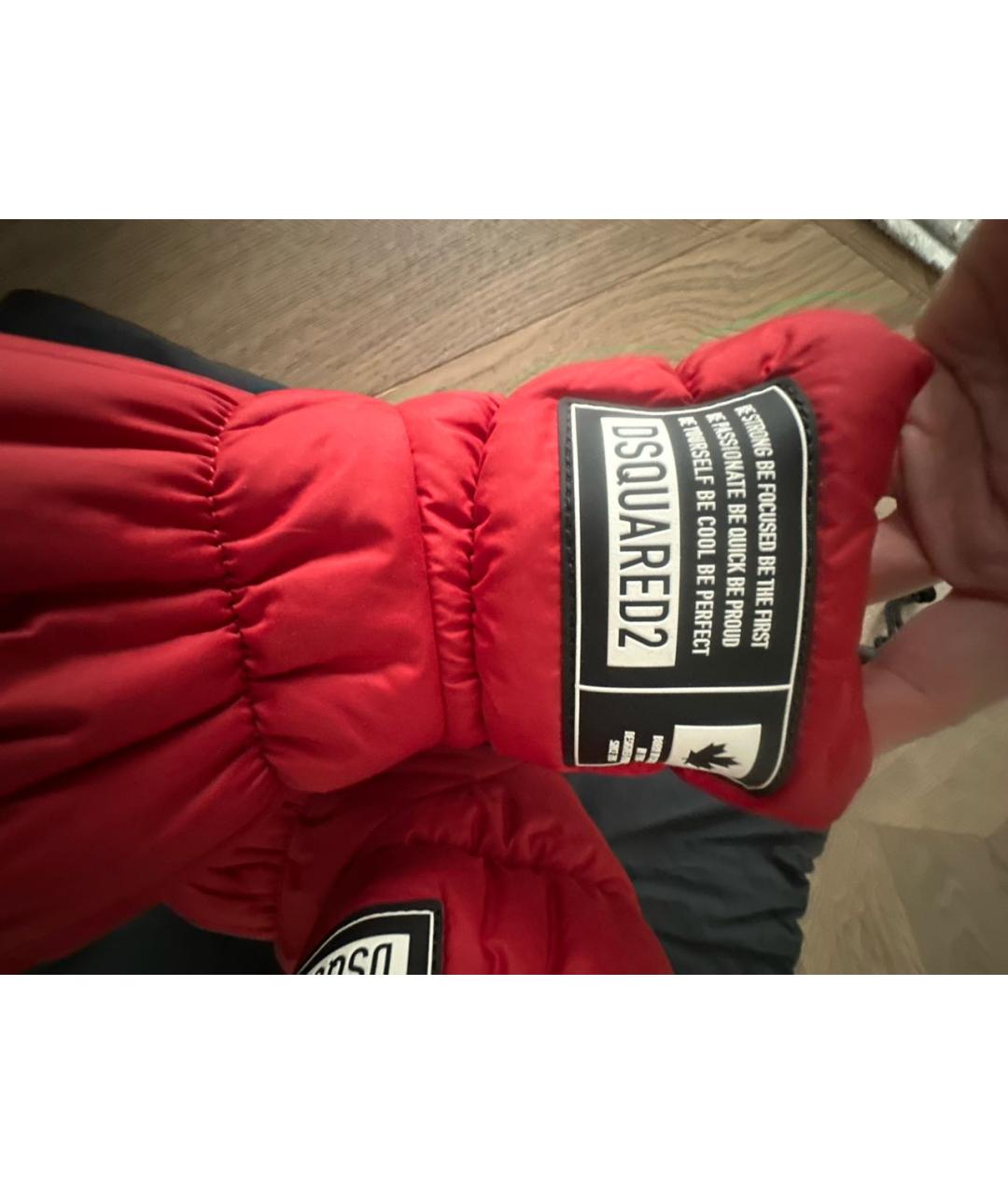 DSQUARED2 Красные ботинки, фото 5